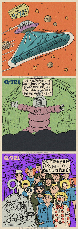 Q-721 MOTION COMICS Webcomics #20 Rapimento spazial