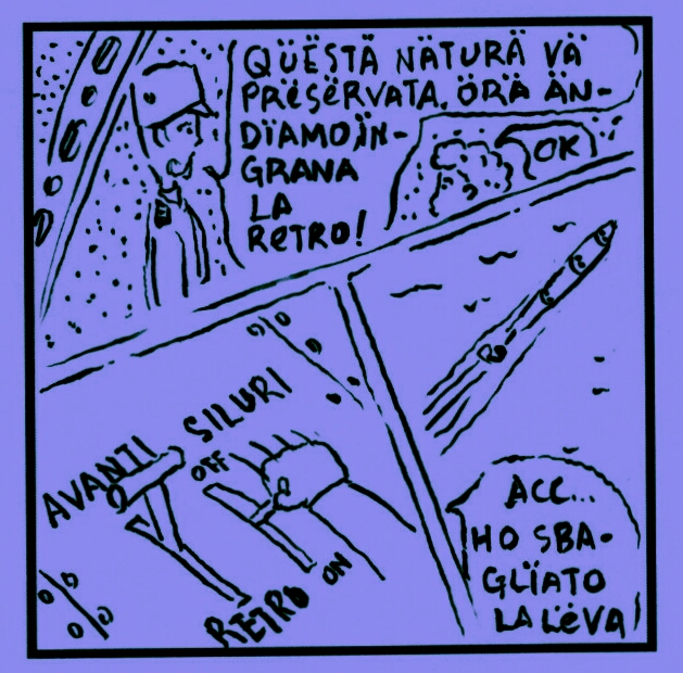 Q-721 motion comics and italian webcomics - I faraglioni - Sea stack