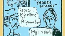 Q-721 motion comics and italian webcomics - Miyamoto Musashi - English lessons