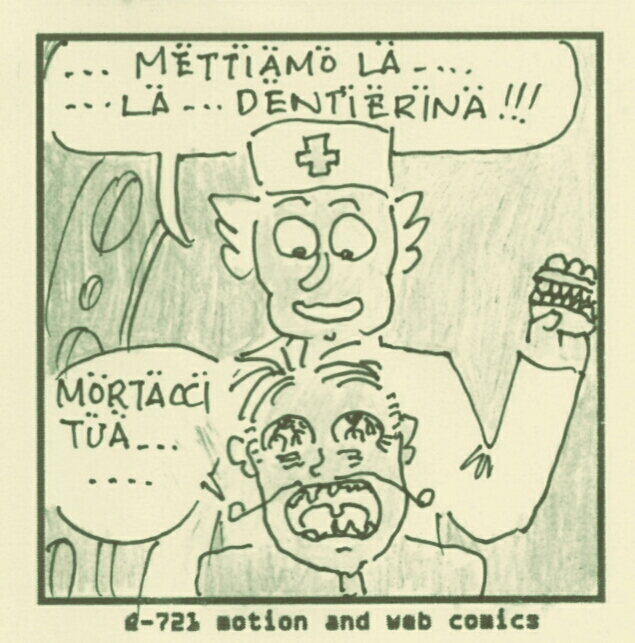 Isernia's tooth - Il dente d'Isernia - Q-721 motion comics and digital comic strip -モーションコミック　−　デジマンガ